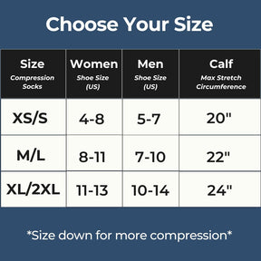 Premium Bamboo Compression Socks with Grip